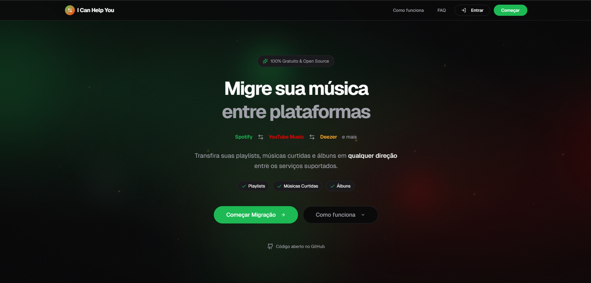 iCanHelpYou Homepage